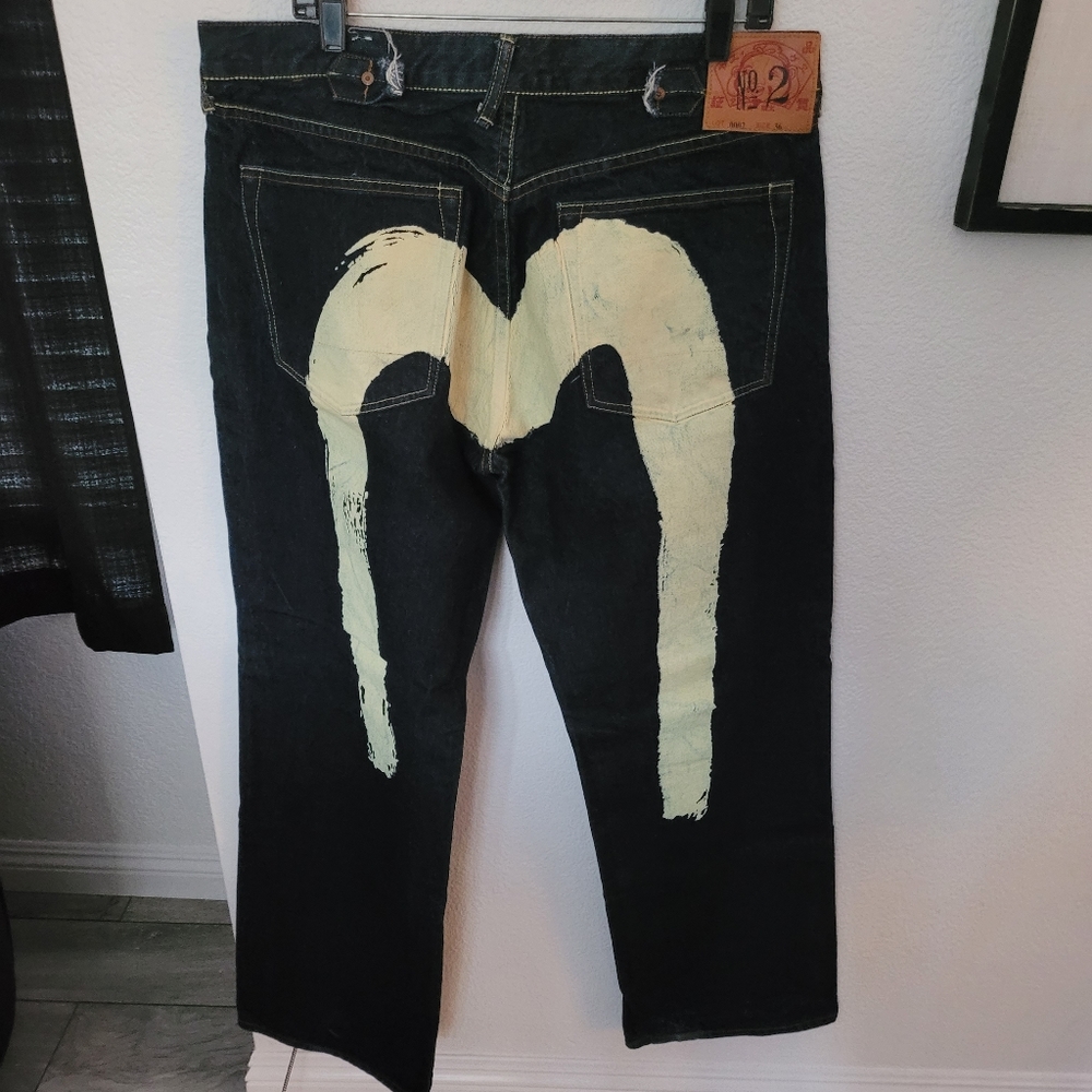 Evisu dark denim size 36 jeans